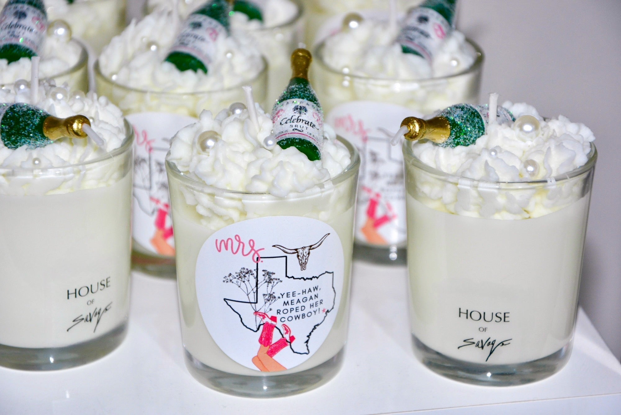 mini FIZZY CHAMPAGNE CANDLES - SET OF 12 - Arte House