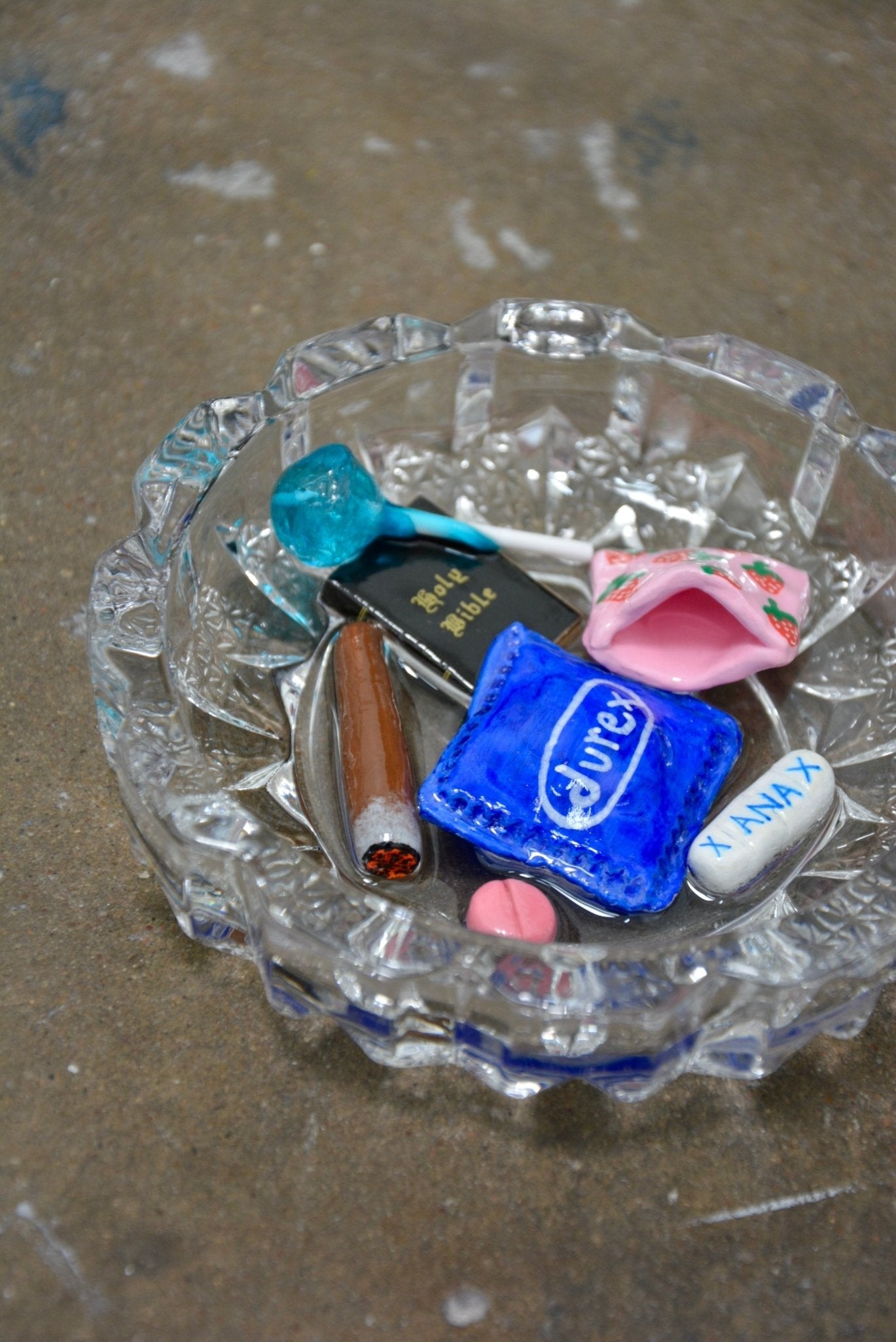 mini FORGIVE ME FATHER, FOR I HAVE SINNED ASHTRAY - Arte House