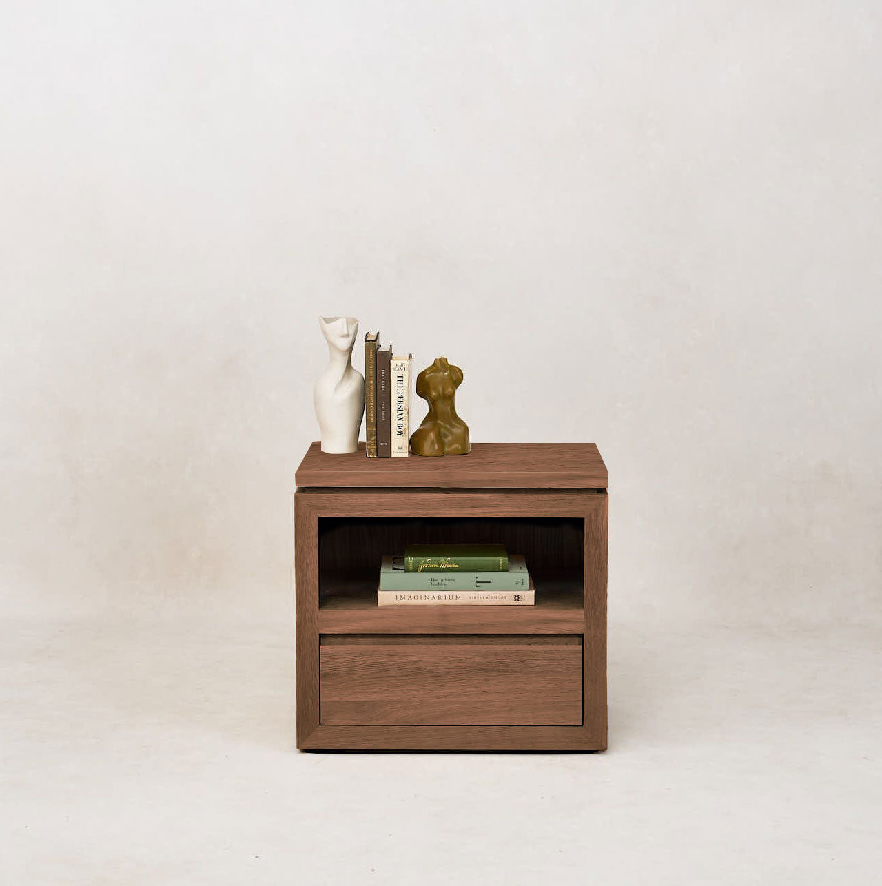 Sofita Wood Nightstand - Mocha - Arte House
