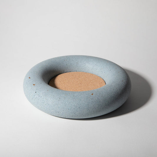 Wine Bottle Coaster | Light Blue Terrazzo