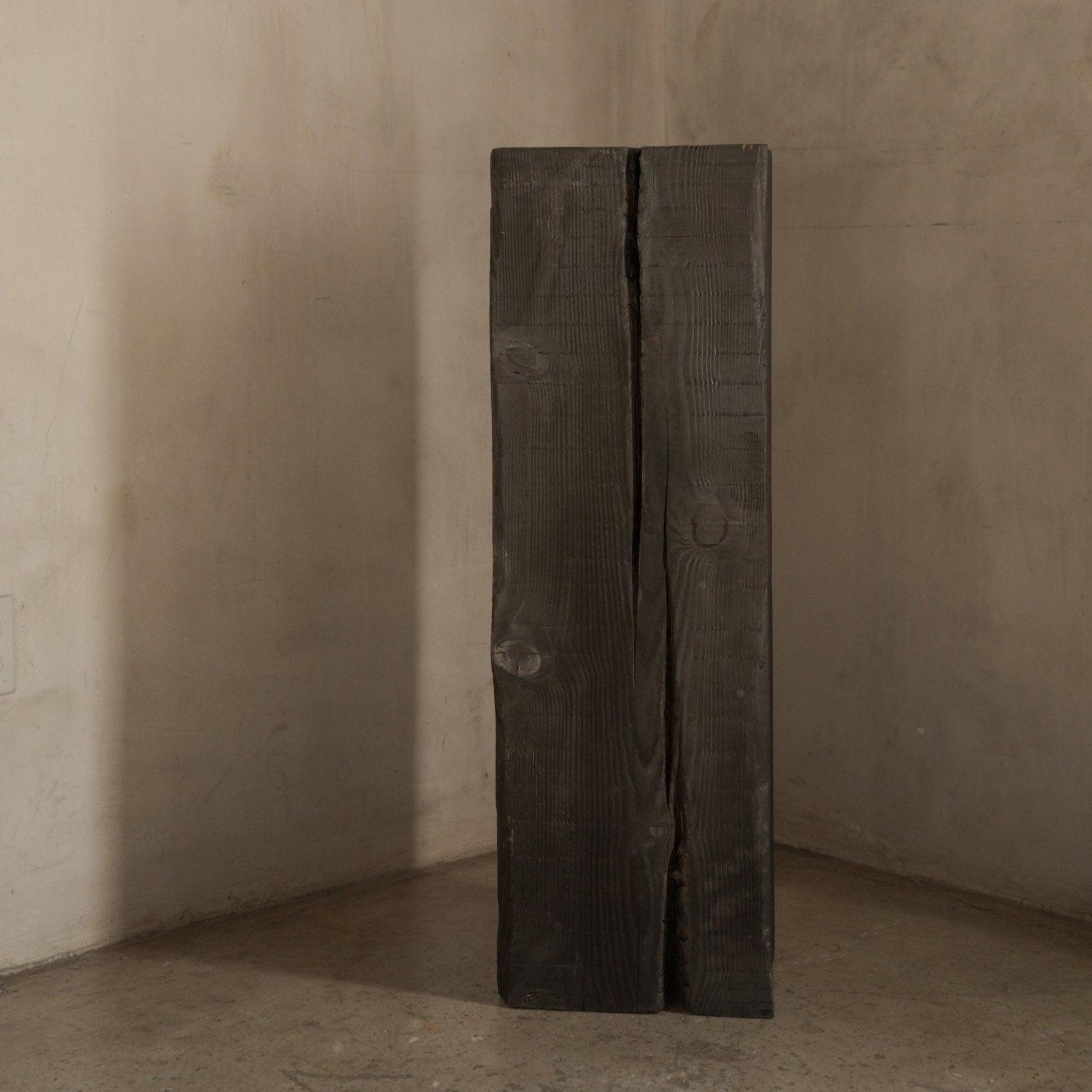 Charcoal Sculpture Pedestal - Tall - Arte House