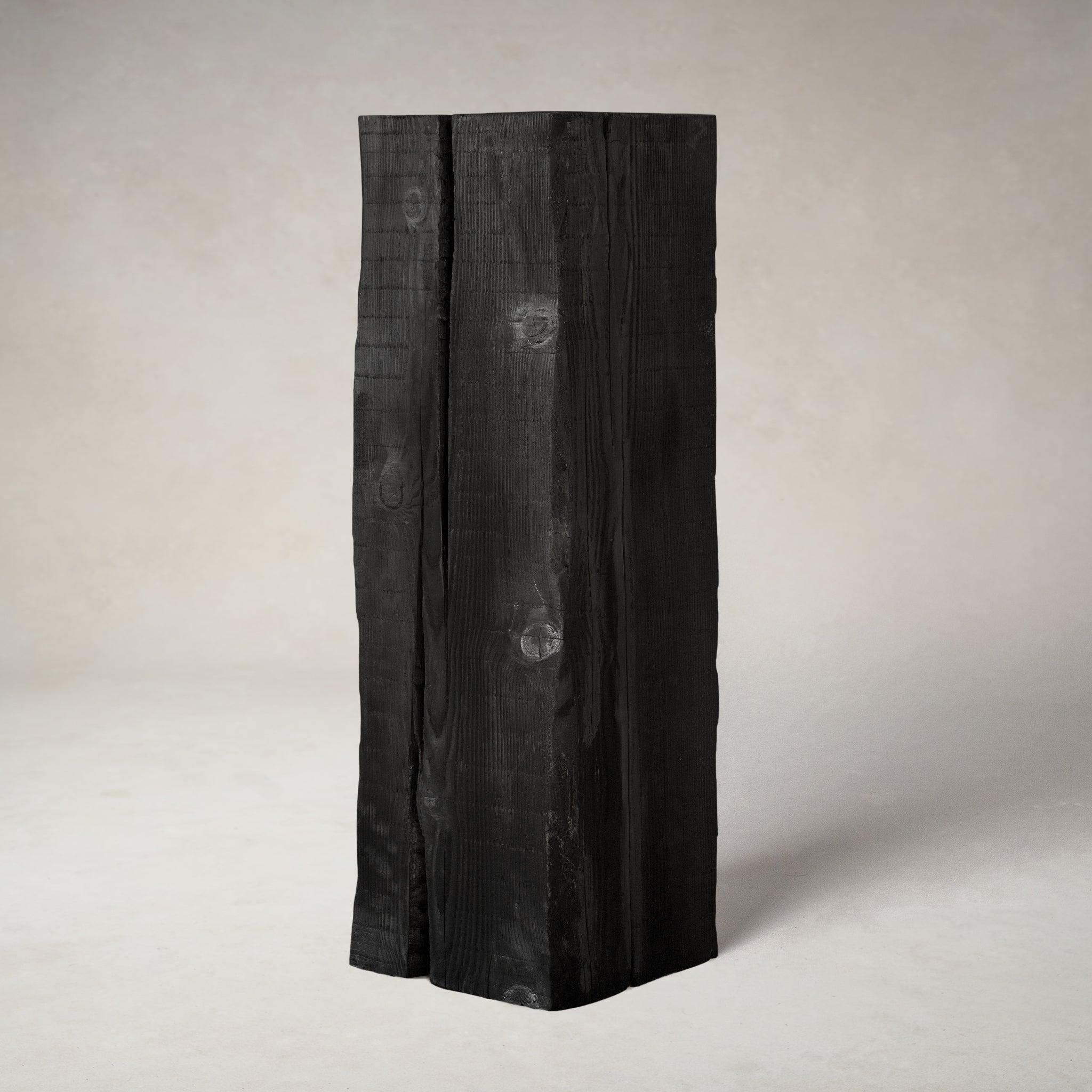 Charcoal Sculpture Pedestal - Tall - Arte House