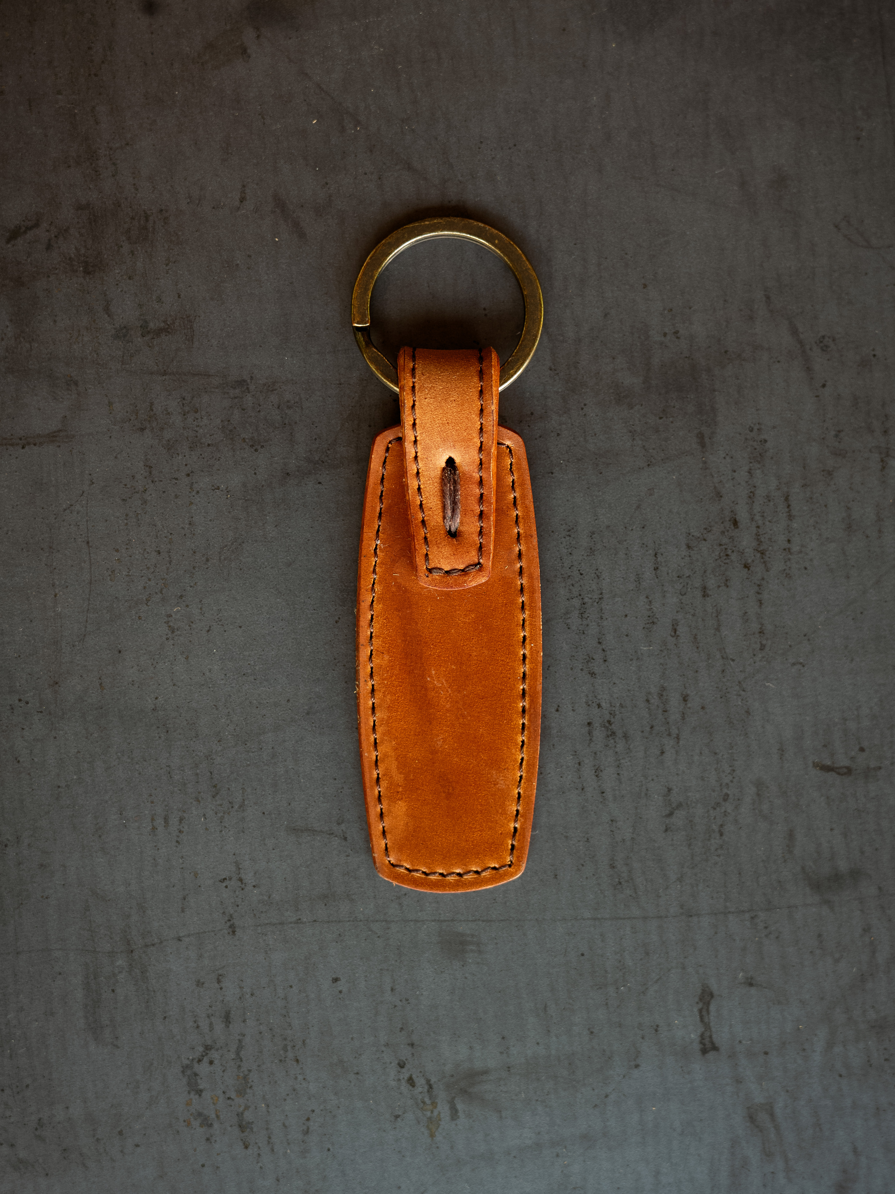 Rover Key Ring - Natural Horween Shell Cordovan - Arte House