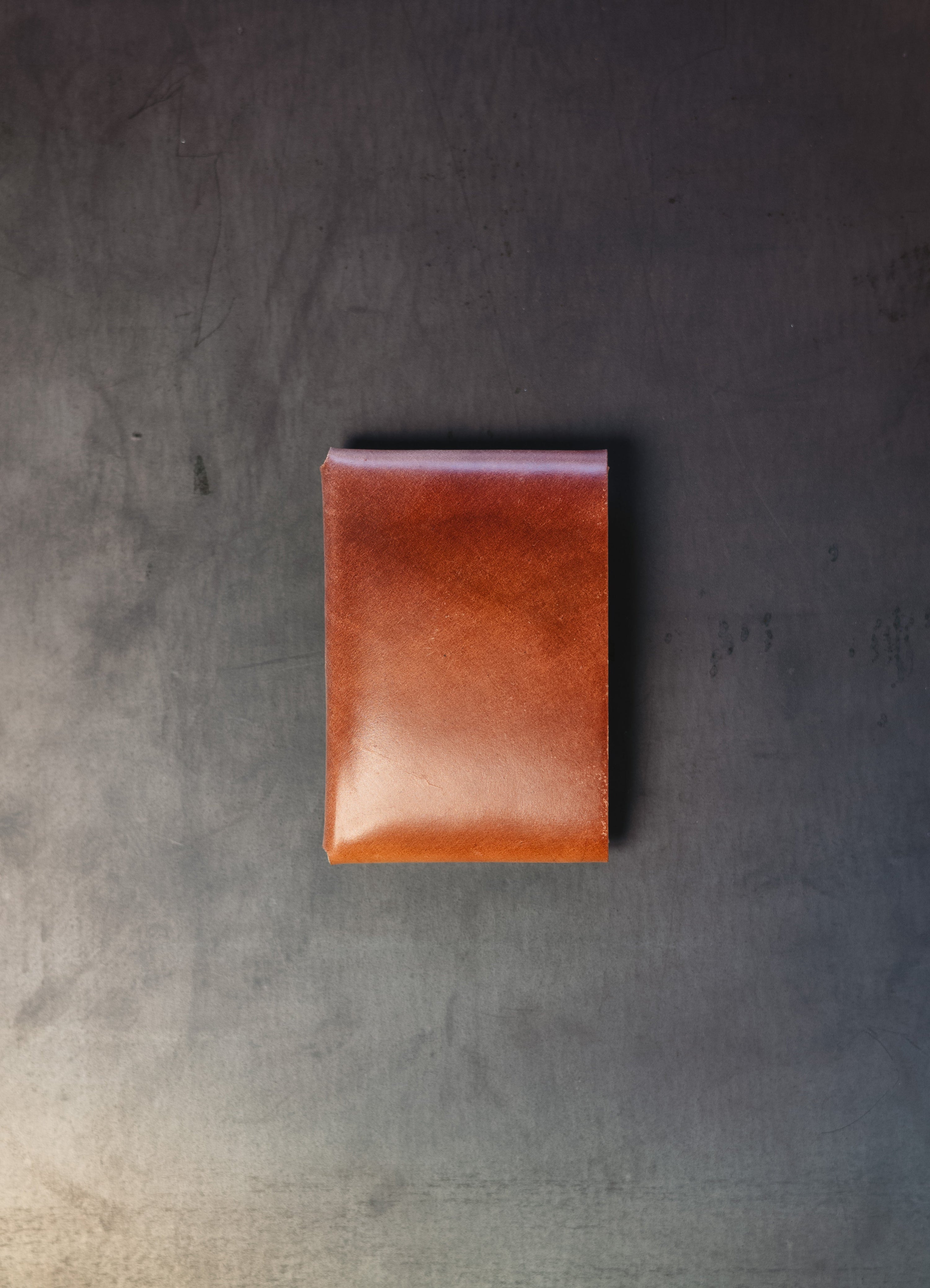Johnny Slim - Marbled Garnet Horween Shell Cordovan