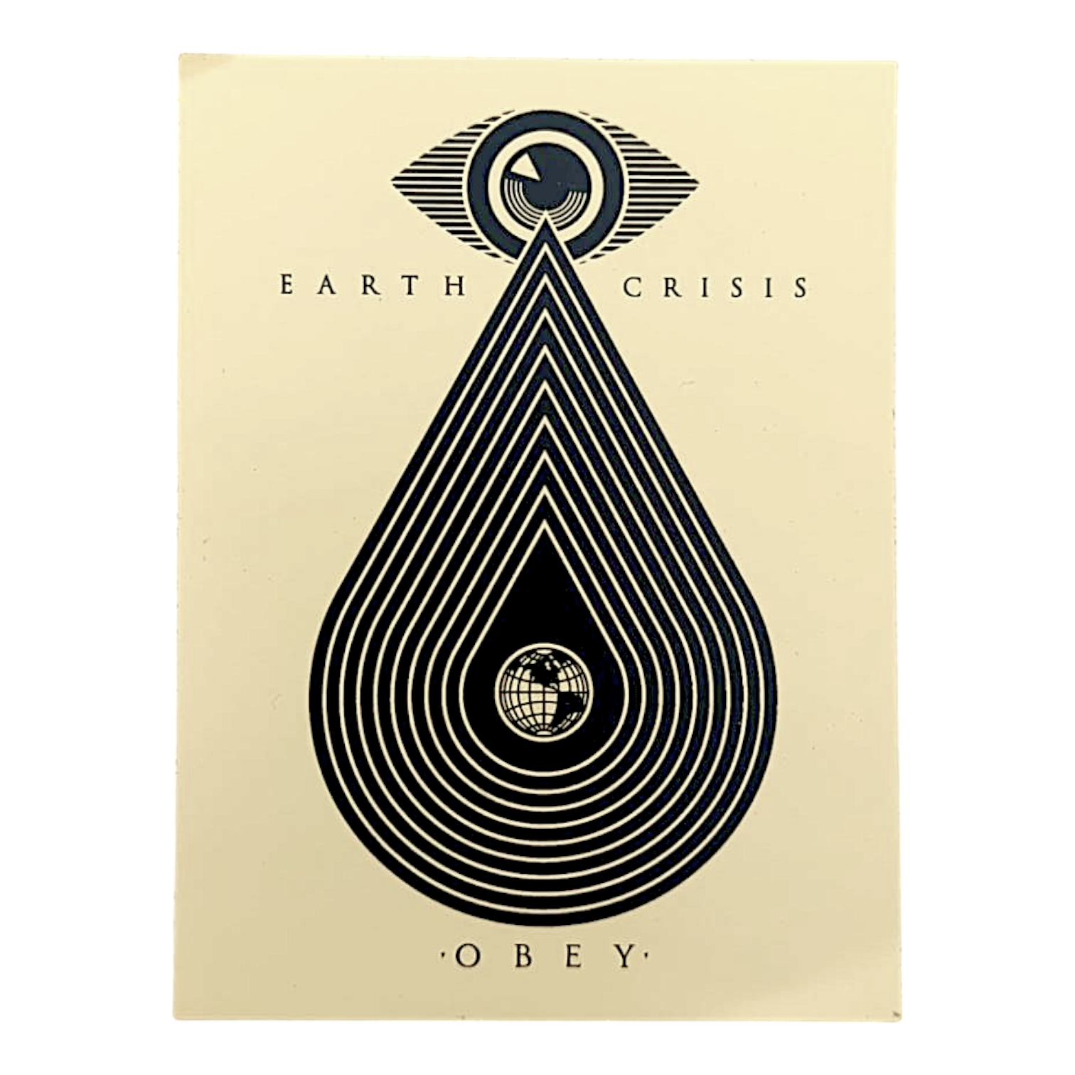 Shepard Fairey Earth Crisis Sticker - Arte House