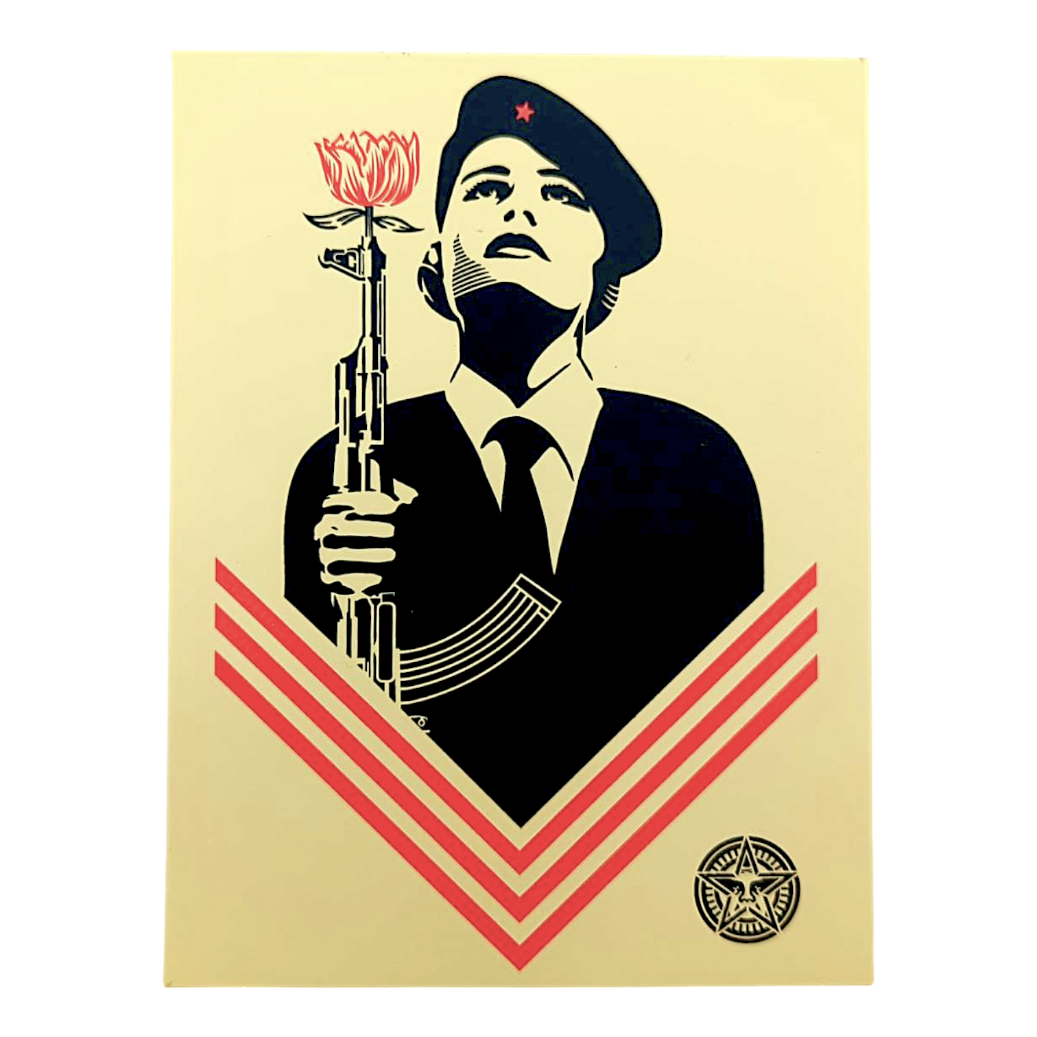 Shepard Fairey Peace Guard Sticker
