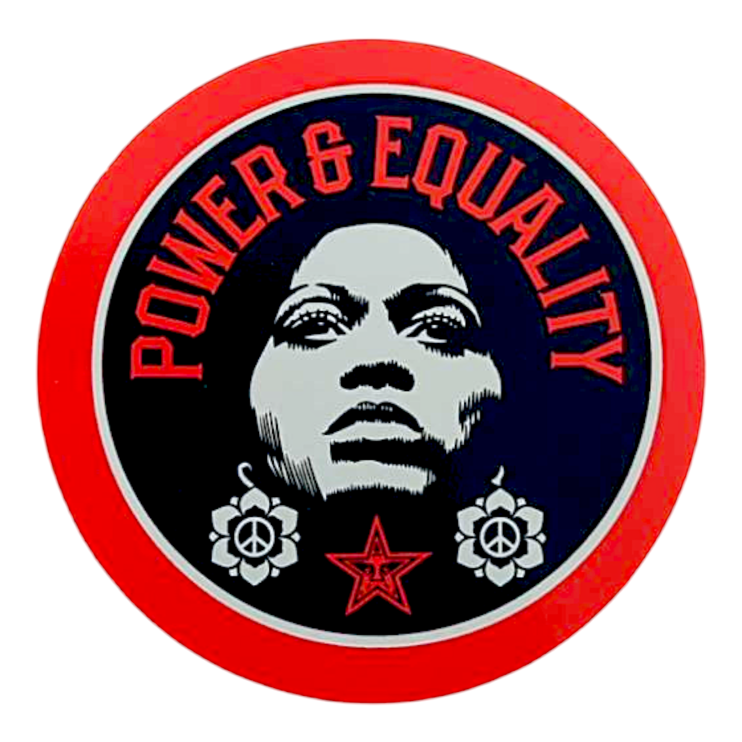 Shepard Fairey Power & Equality Sticker - Arte House