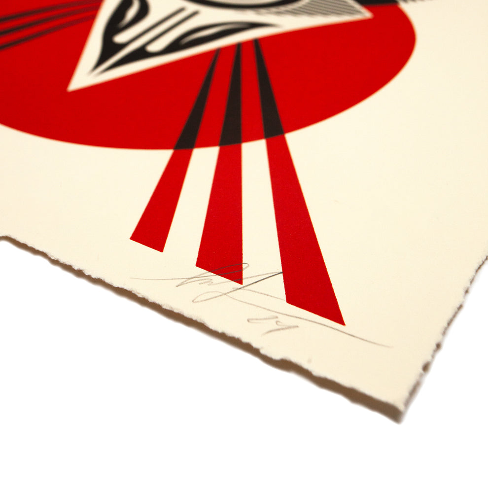 Shepard Fairey "Third Eye Open" Letterpress Print