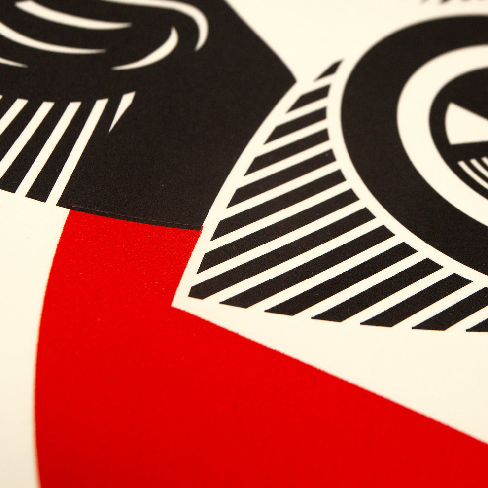 Shepard Fairey "Third Eye Open" Letterpress Print