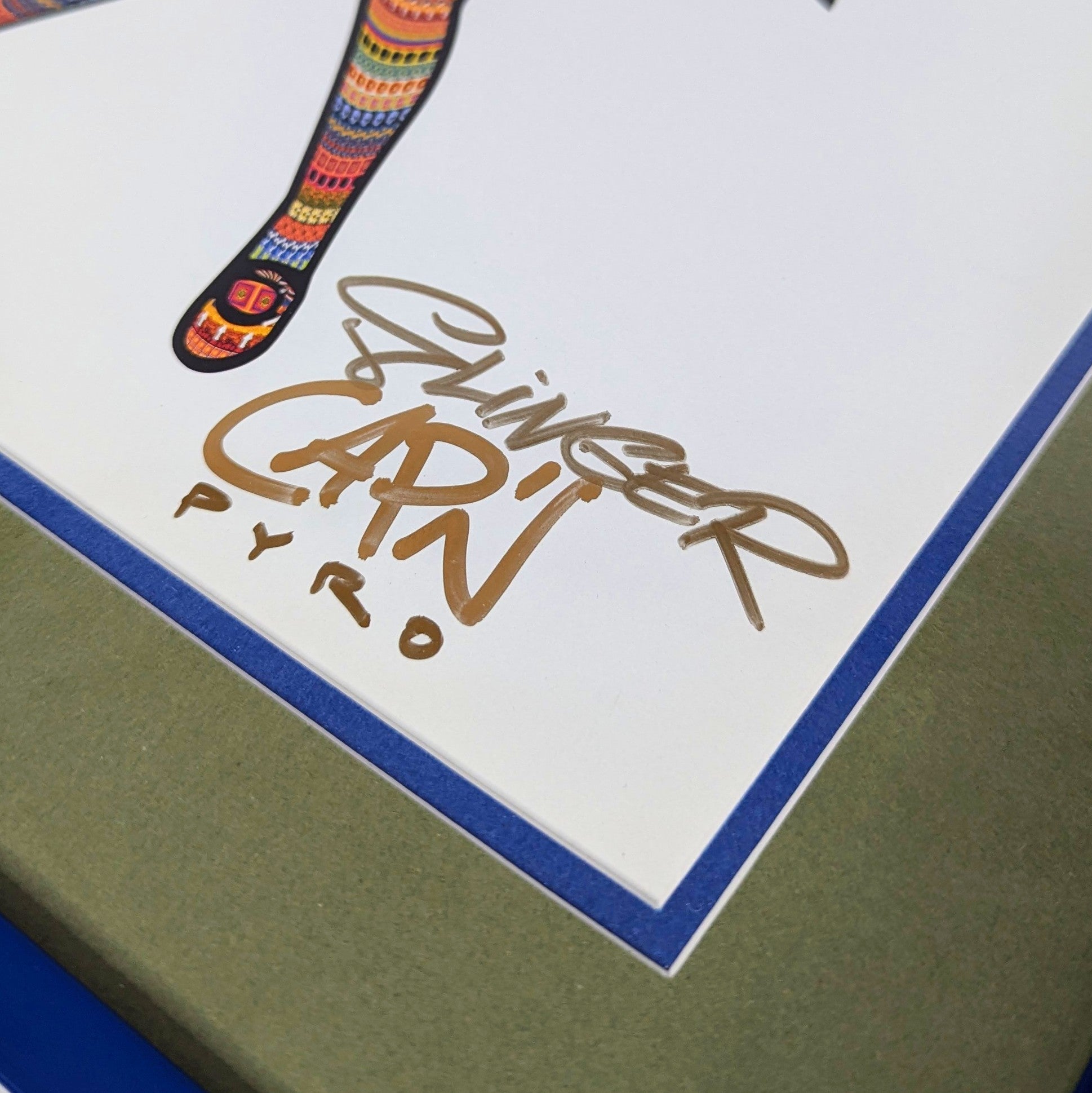 Slinger x Crunklestein x Pyroscopic "Capn Crunk Girl" Print - Custom Framed