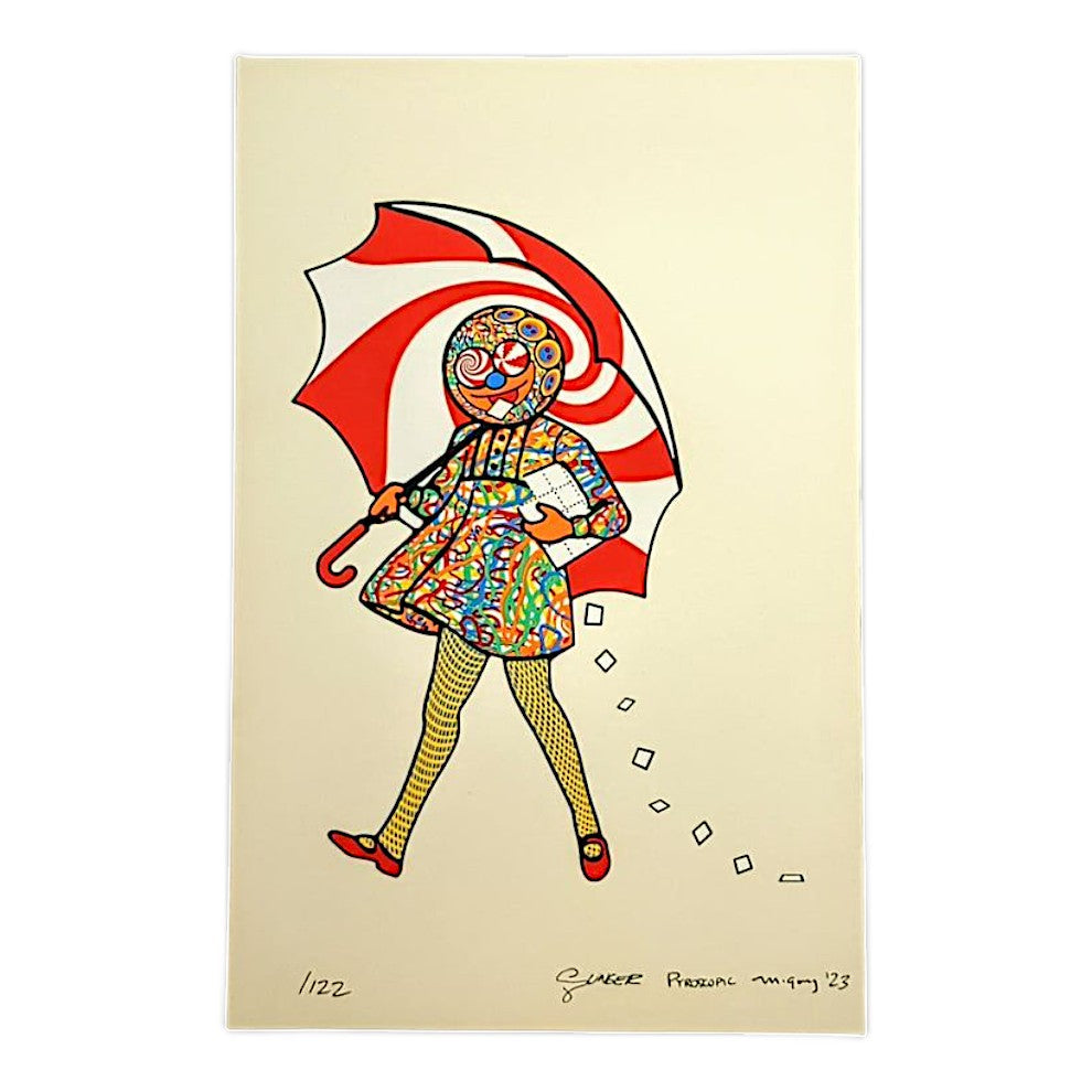 Slinger x Original Gongster x Pyroscopic "Acid Eater Girl" Print