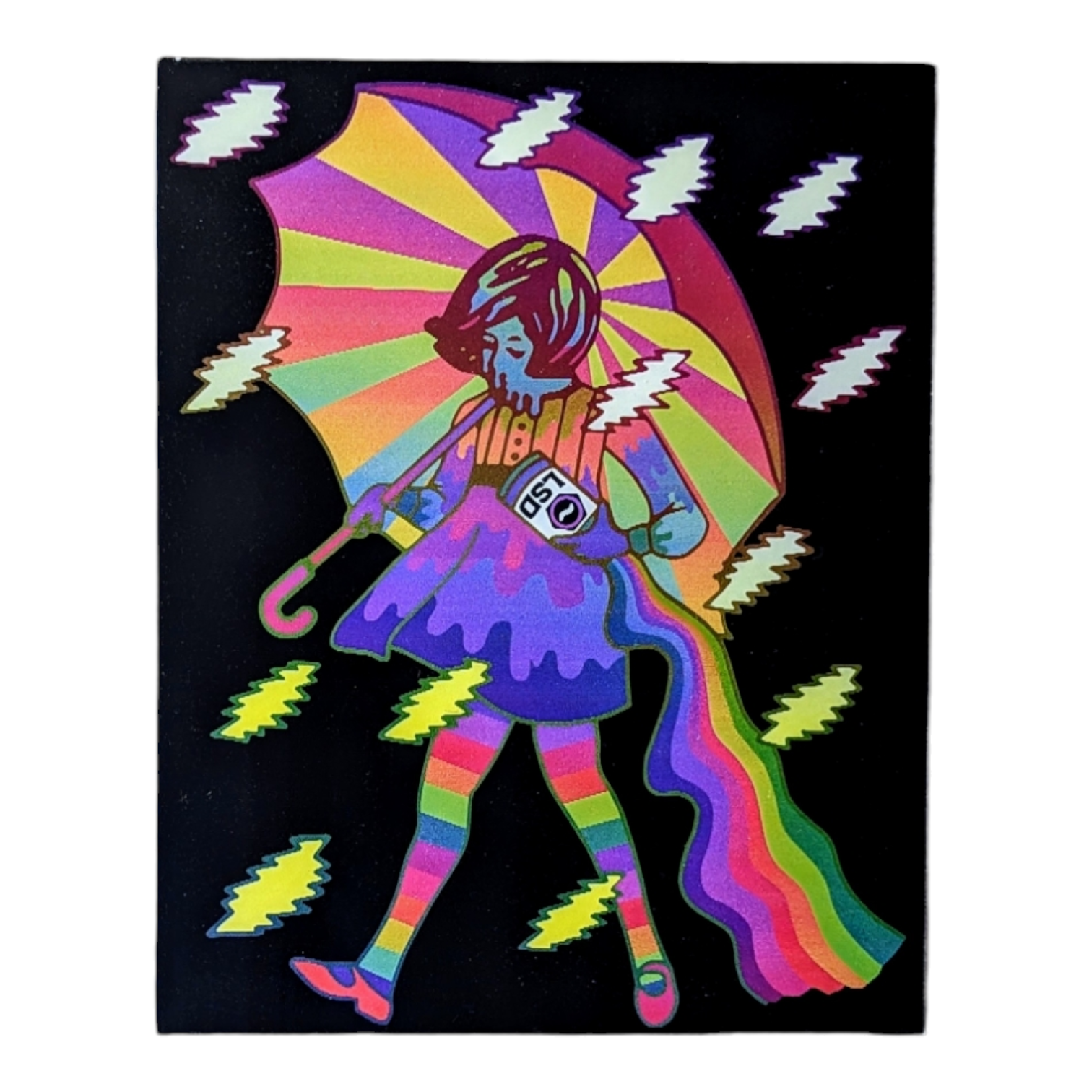 Slinger x Wookerson "Sandoz Girl (Small)" Lenticular Print - Arte House