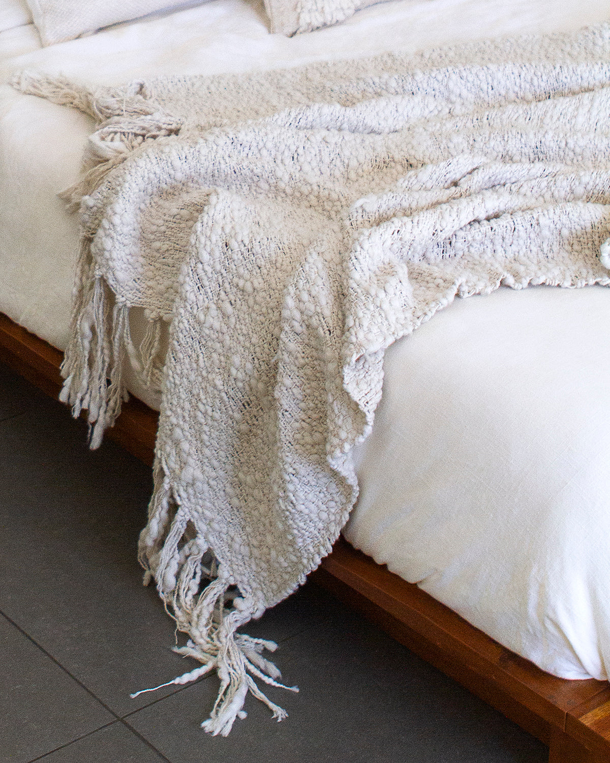 Open Weft Soft Cotton Throw - Arte House
