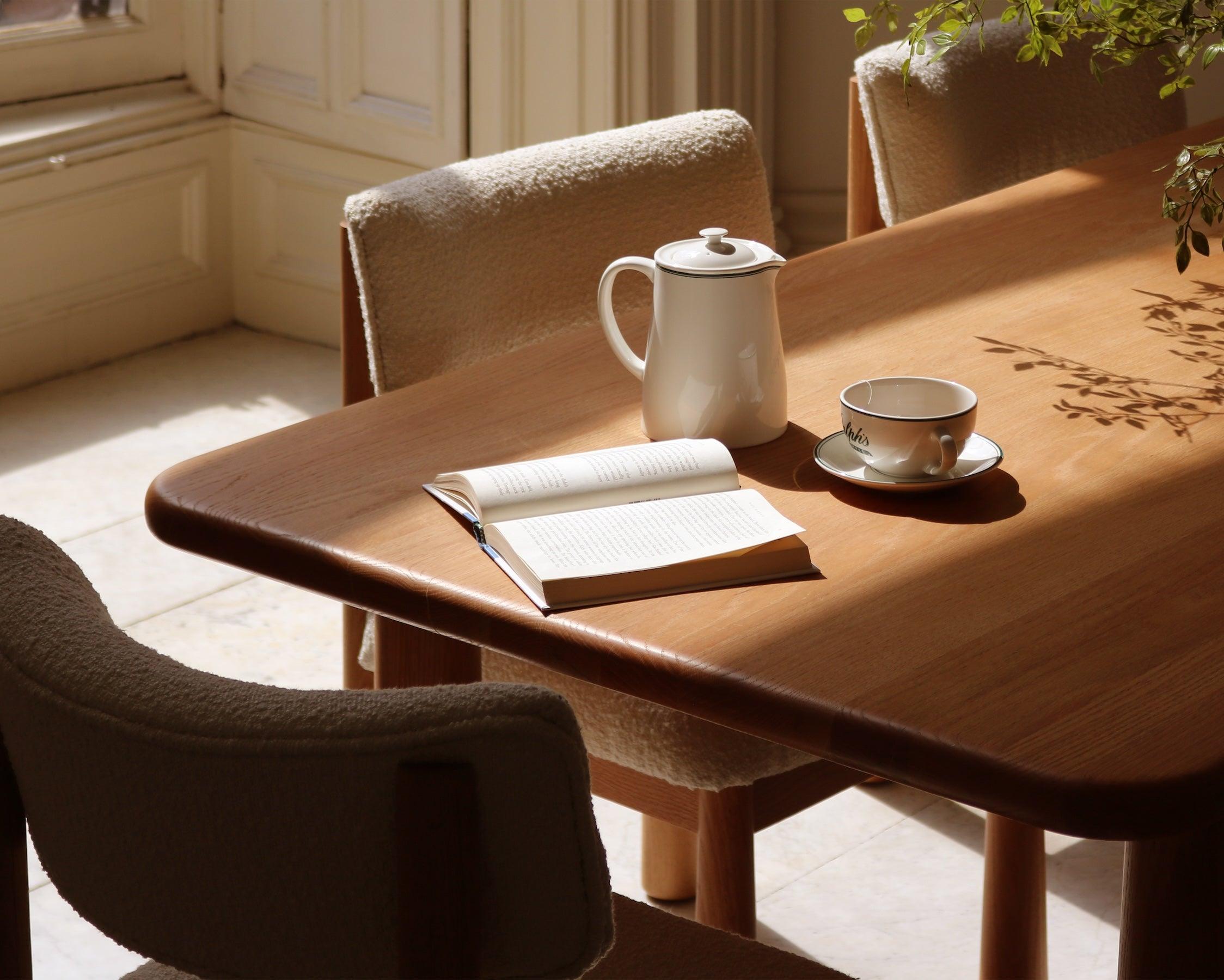 Topa Topa Rectangular Dining Table - Warm Oak - Arte House