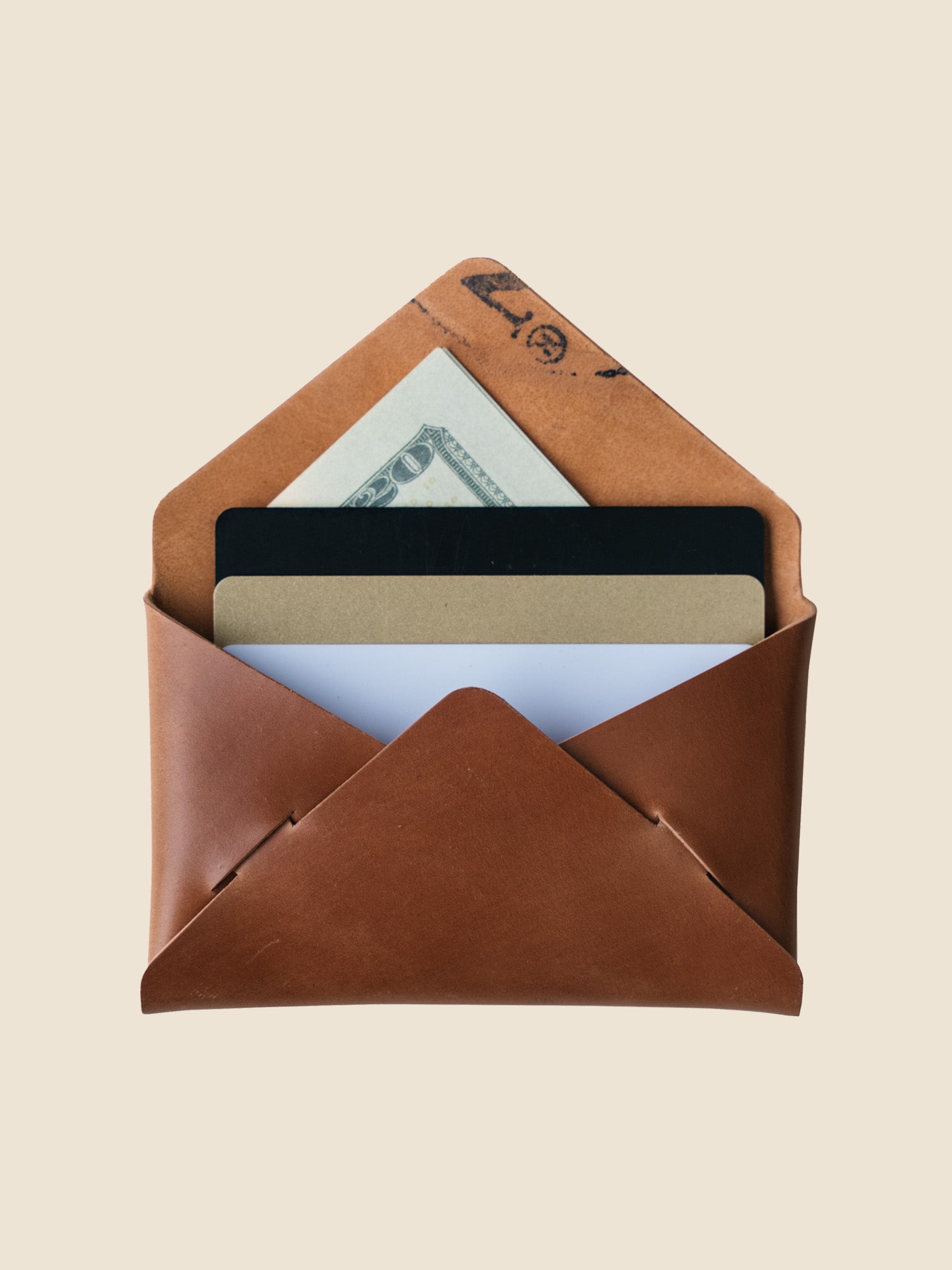Envelope Wallet - Horween Natural Shell Cordovan - Arte House