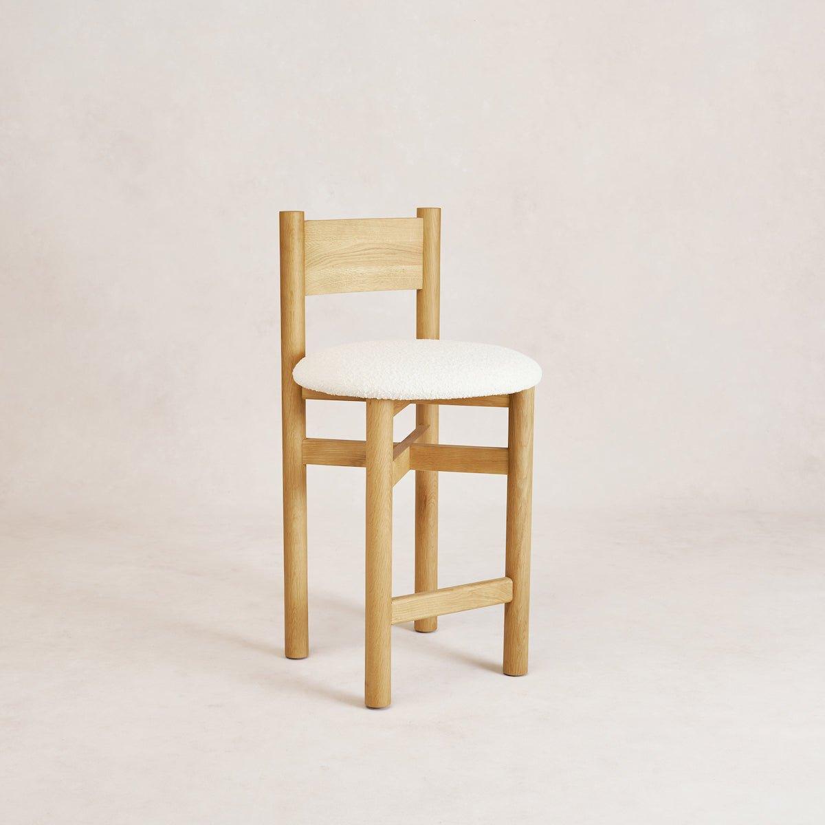 Teddy Counter Stool - Warm Oak - Arte House