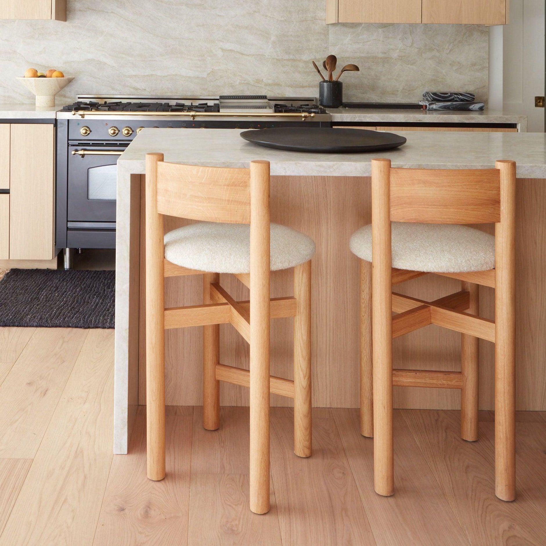 Teddy Counter Stool - Warm Oak - Arte House