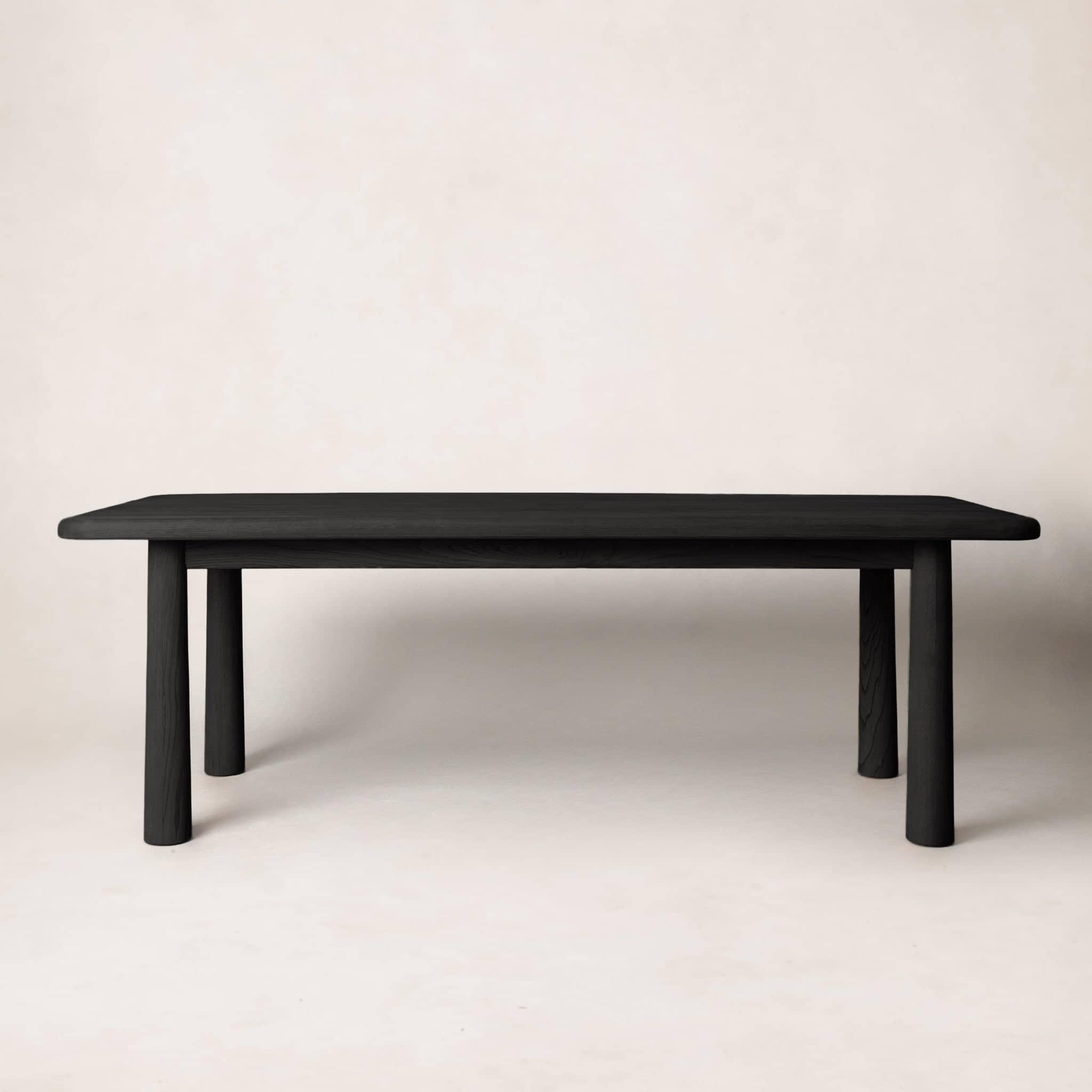 Topa Topa Rectangular Dining Table - Black - 90" - Arte House