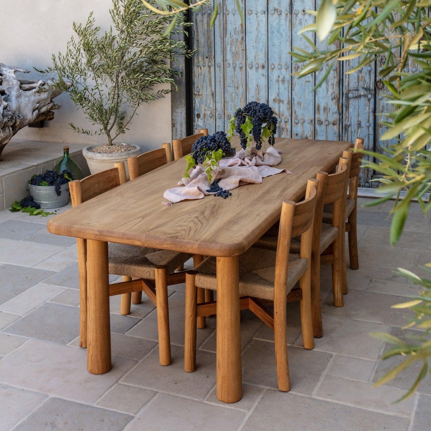 Topa Topa Rectangular Dining Table - Warm Oak - Arte House