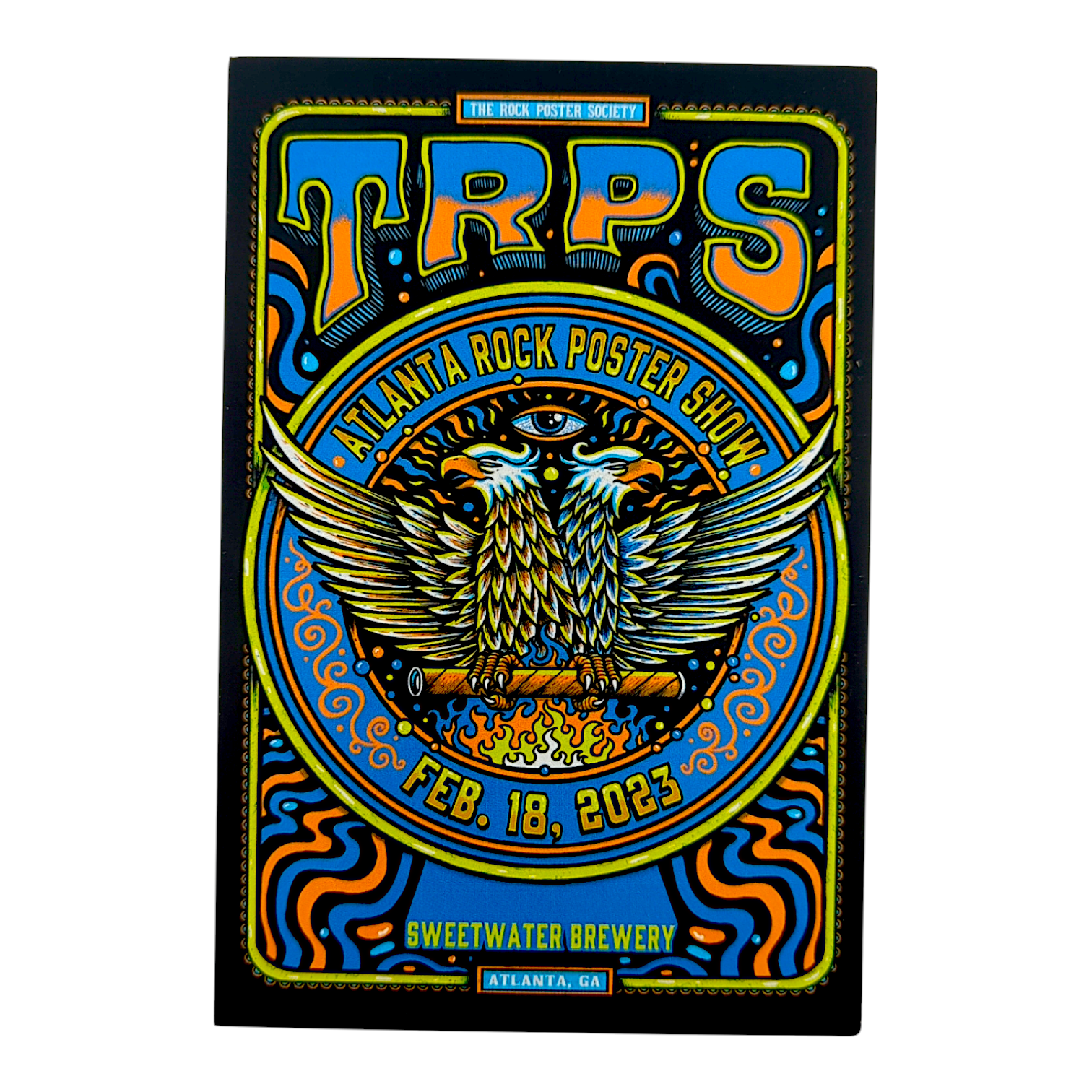TRPS Atlanta Rock Poster Show Handbill by Matt Leunig - Arte House