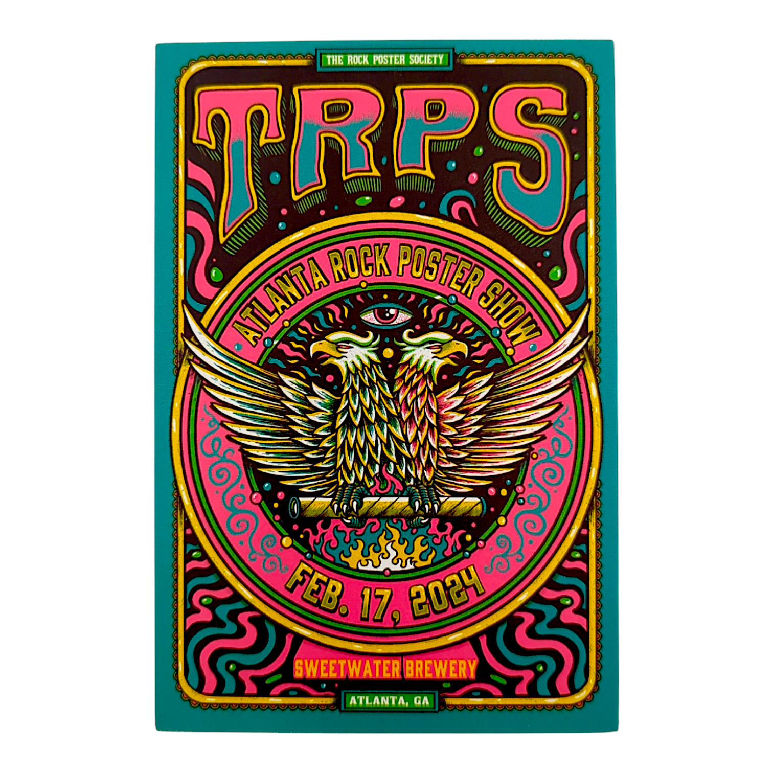 TRPS Atlanta Rock Poster Show Handbill by Matt Leunig