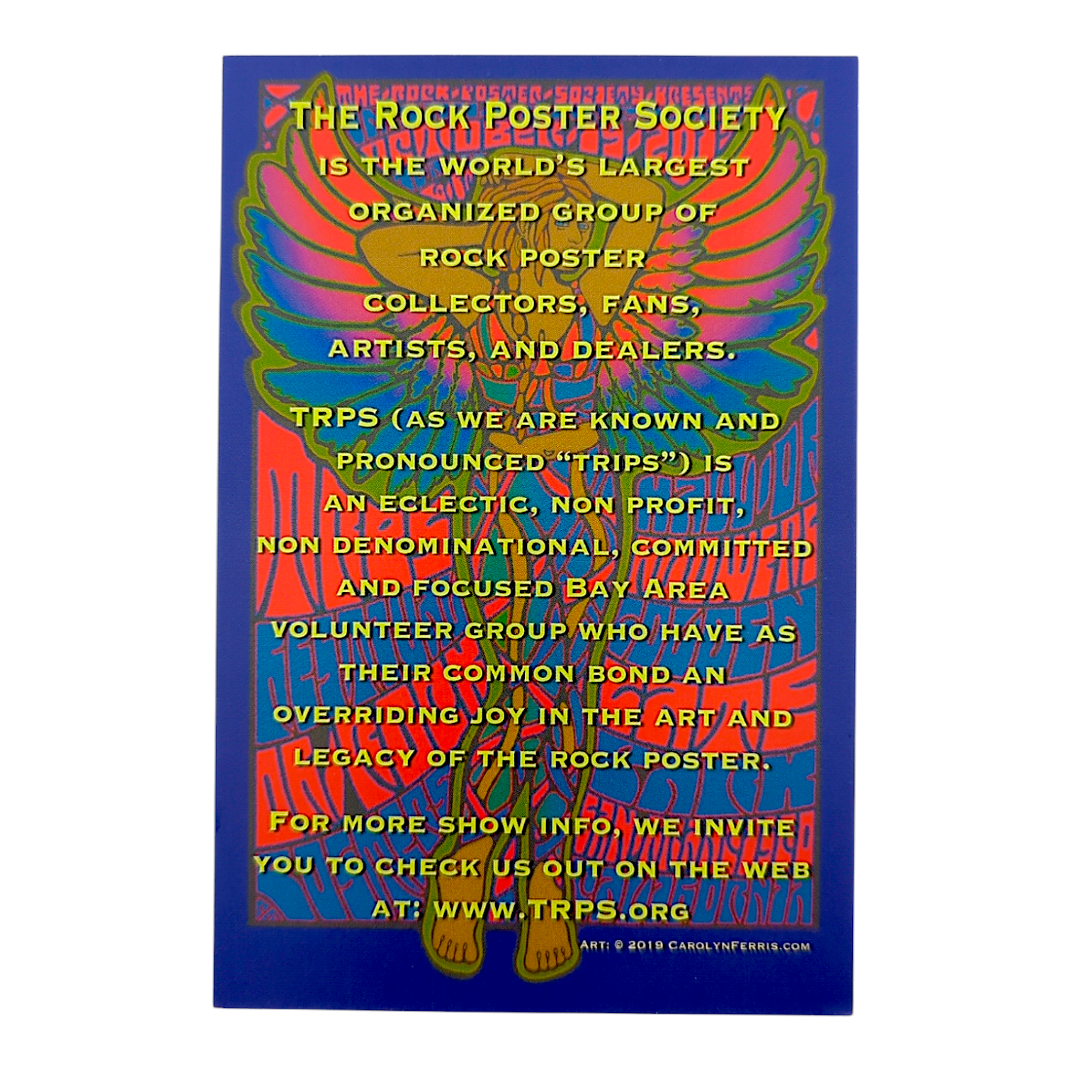 TRPS Festival of Rock Posters Handbill by Chris Gallen