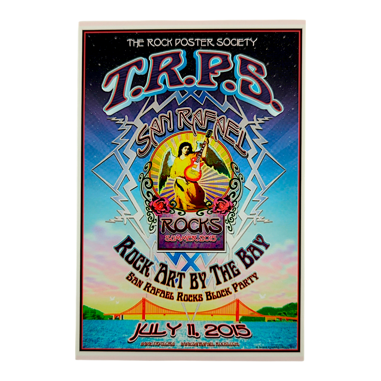 TRPS Rock Art by the Bay Handbill by Shane Edward Grogg - Arte House