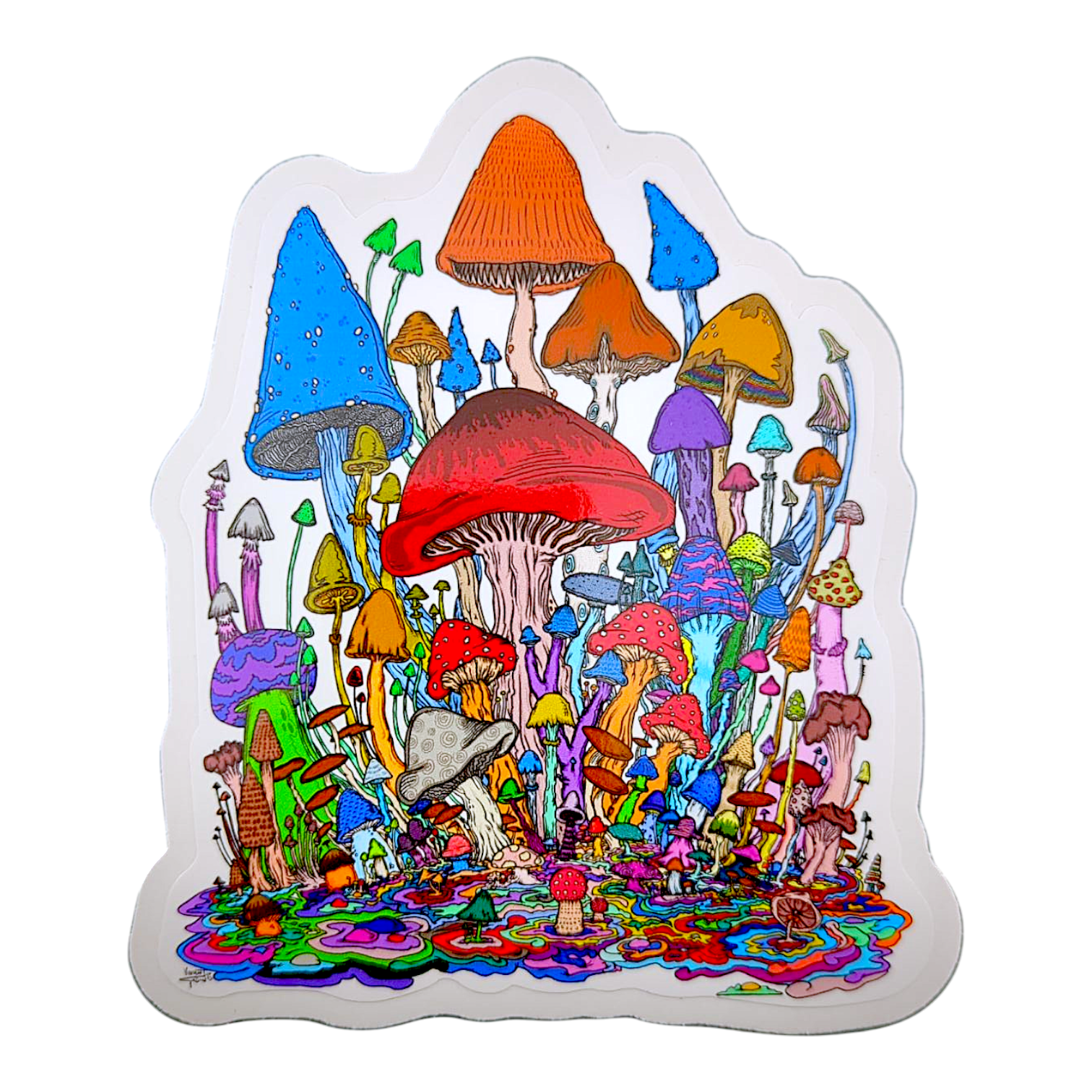 Vincent Gordon Melty Mushroom Sticker