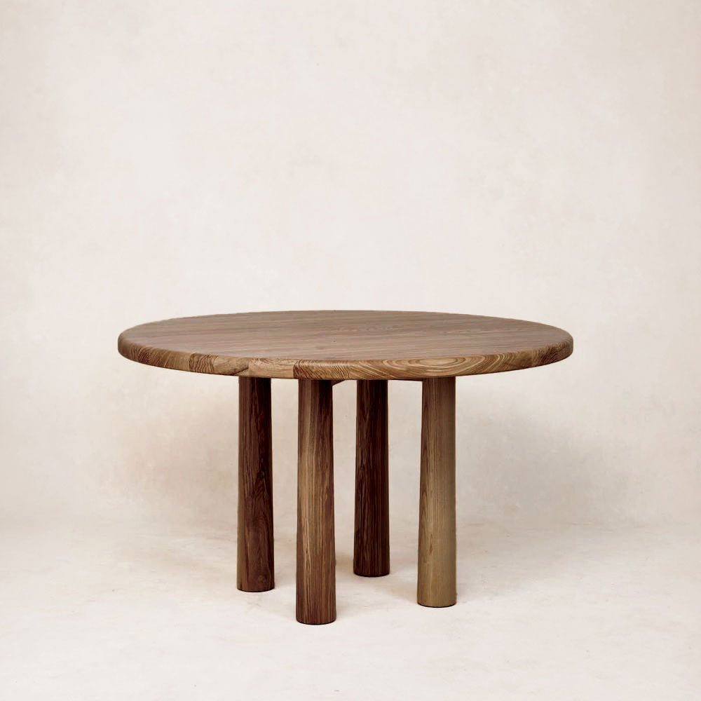 Round Topa Topa Dining Table - Mocha - Arte House