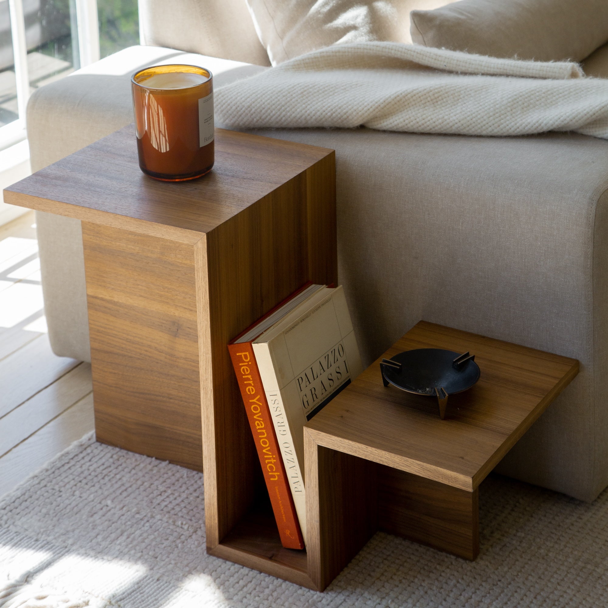Valley Side Table - Walnut - Arte House