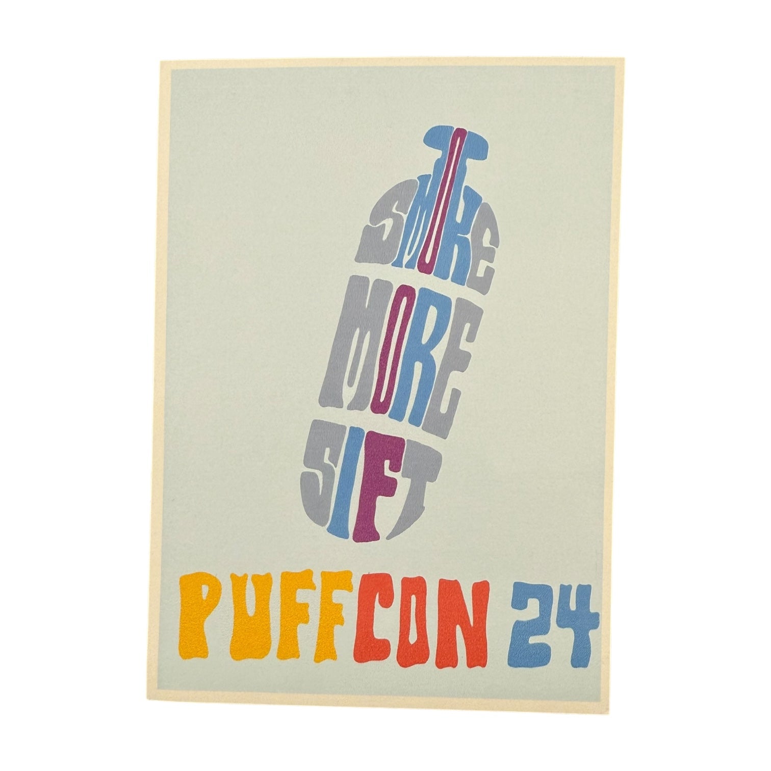 Wookerson Smoke More Sift Puffcon 24 Postcard - Arte House