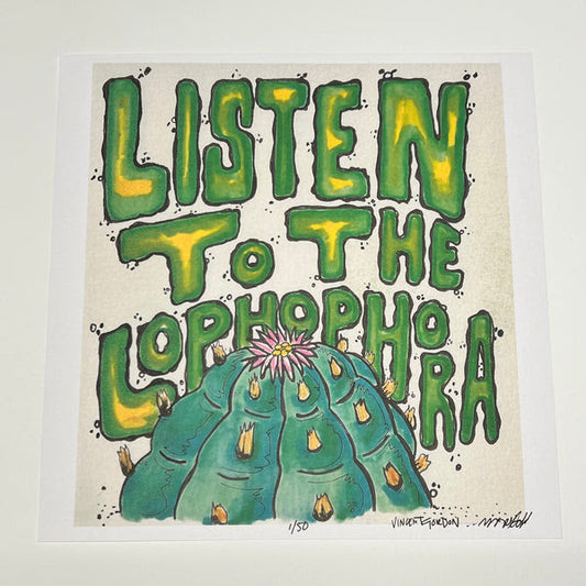Wookerson x Vincent Gordon "Listen to the Lophs" Print
