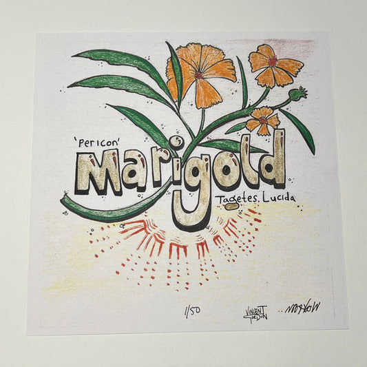 Wookerson x Vincent Gordon "Marigold" Print