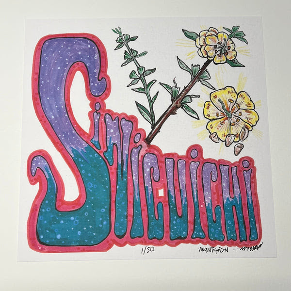 Wookerson x Vincent Gordon "Sinicuichi" Print