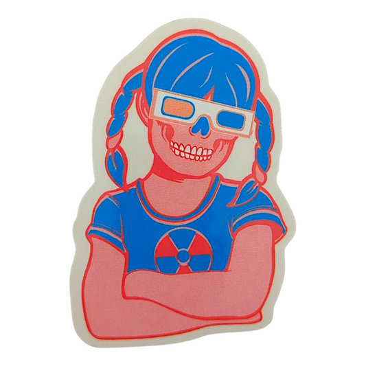 Zoltron Sue Nami (3D Glasses) Sticker